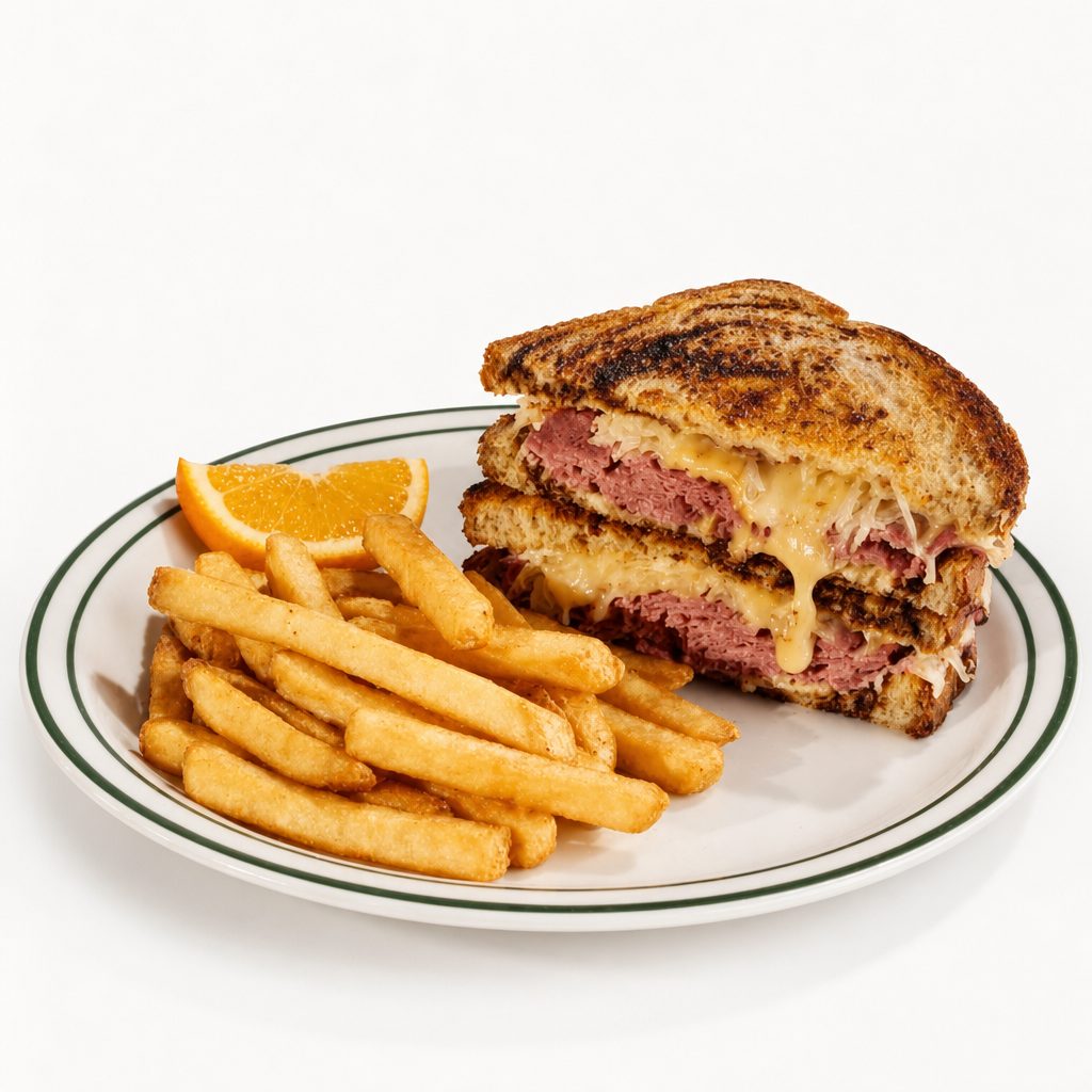 Two-Fisted Reuben Sandwich.